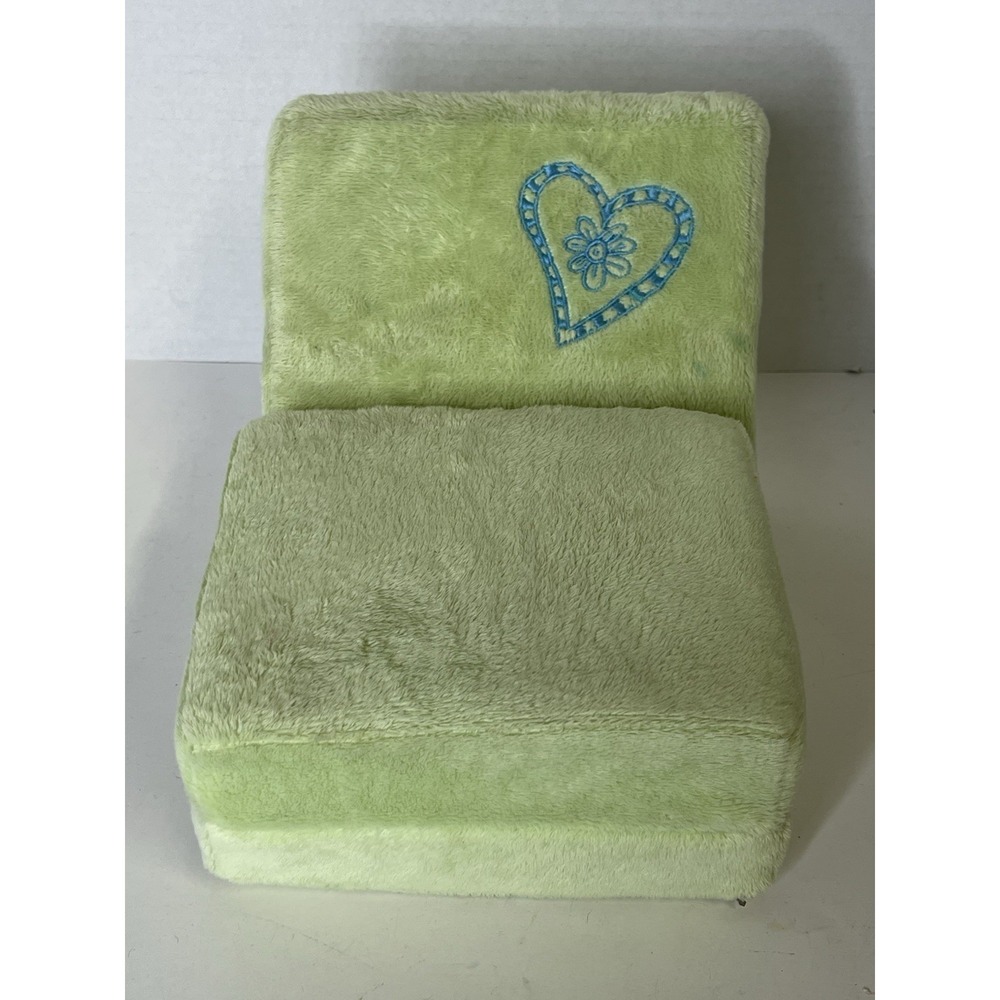 American Girl Retired Just Like You Green Flip‎ Fold Out Lounge Chair 2009-2013